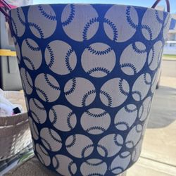 Baseball Hamper, Courier, luggage, Vintage Luggage,  Paper Storage