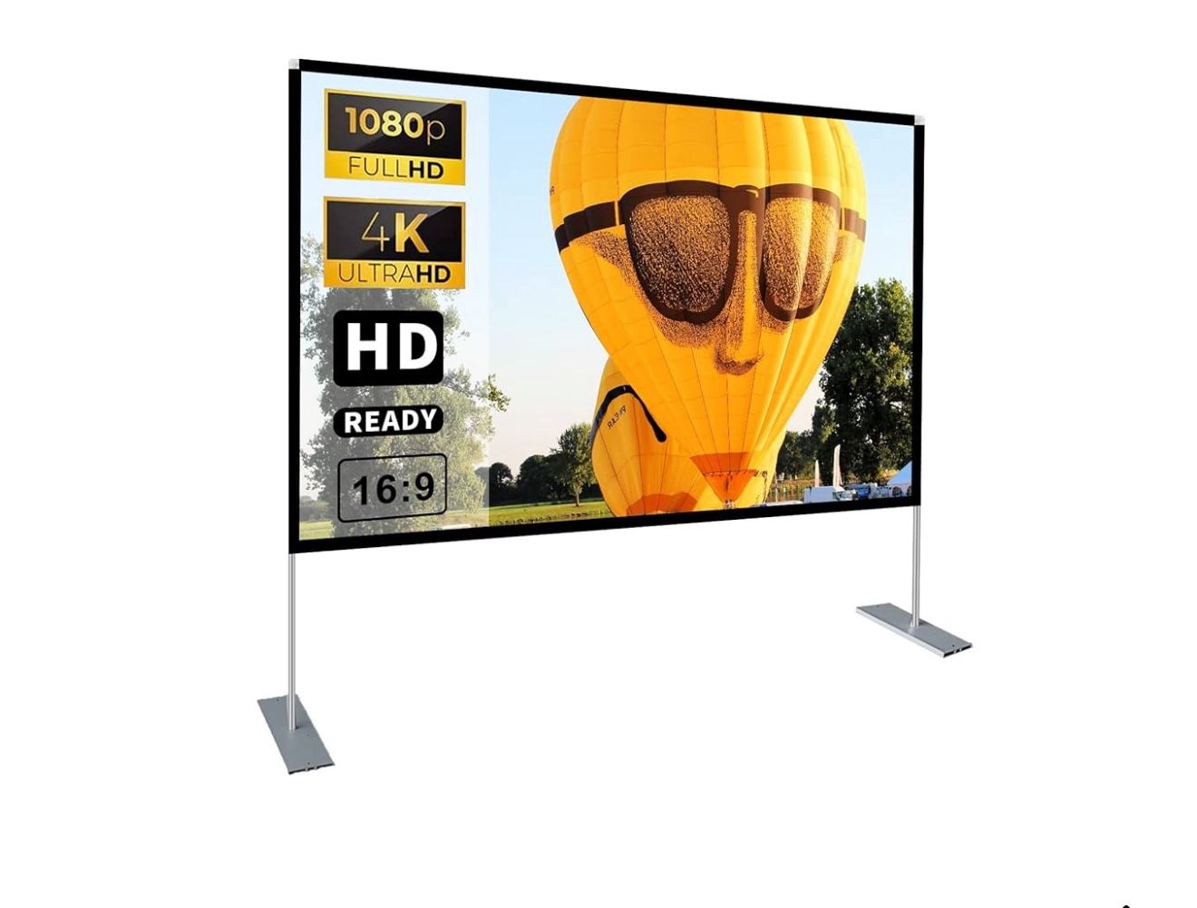 RCA Portable Projector Screen – 100” with Carrying Bag (Brand New)