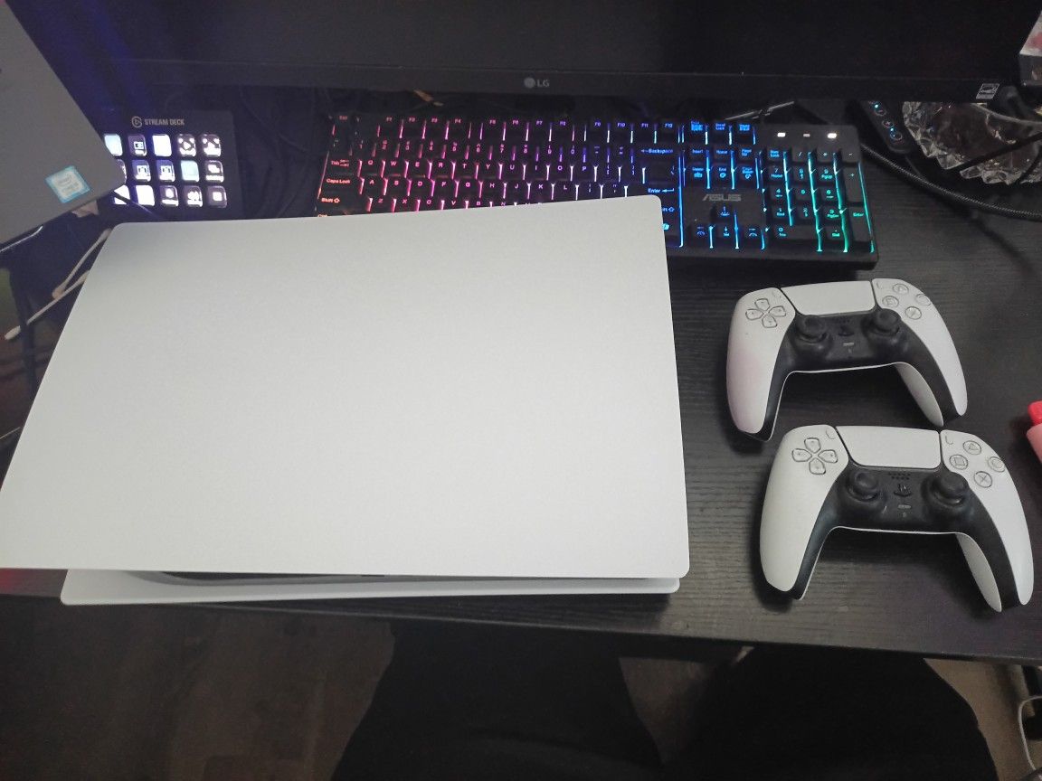 PS5 Digital Edition W/ 2 Controllers