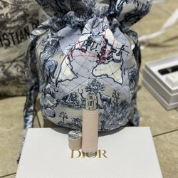 Dior Makeup Case And Perfume Refillable Travel Case With 10ml Of Miss Dior Edp