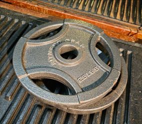 Fitness gear 25lb Olympic weight plates