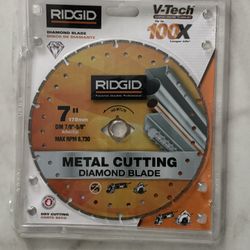 Ridgid 7” Metal Cutting Diamond Blade