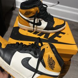 Jordan 1 yellow Toe