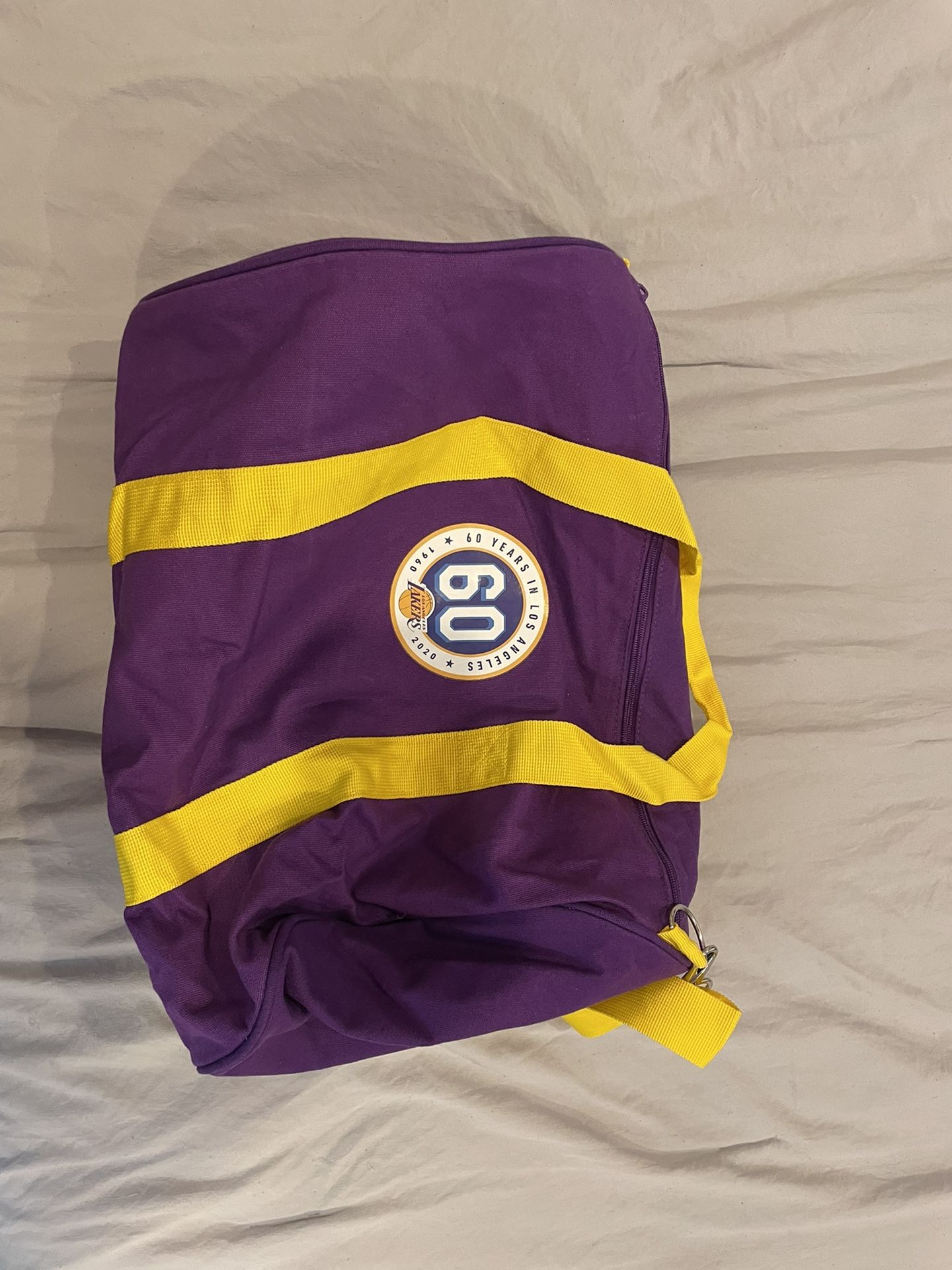 LA Lakers 60 Year Anniversary Duffle Bag 