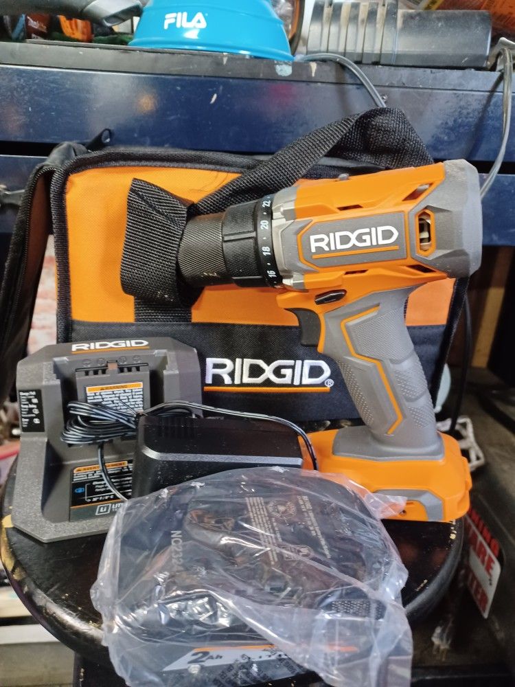 rigid drill with charger no battery