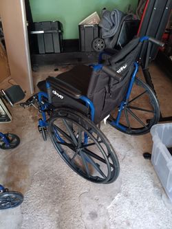 Drive Medical Wheelchair Blue Frame