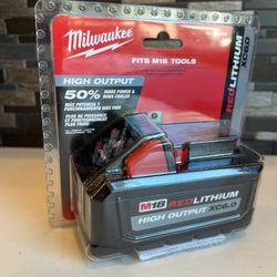 Milwaukee m18 battery  High output Xc6.0 new $90