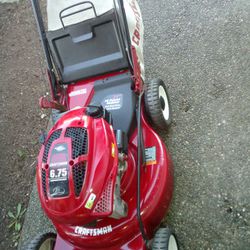 Propelled Lawnmower Works Start In One Pull