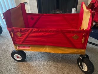 Fold Up Radio Flyer Wagon with Cover
