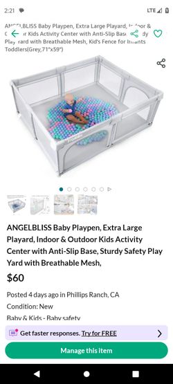 Angel Bliss Playpan Extralarge
