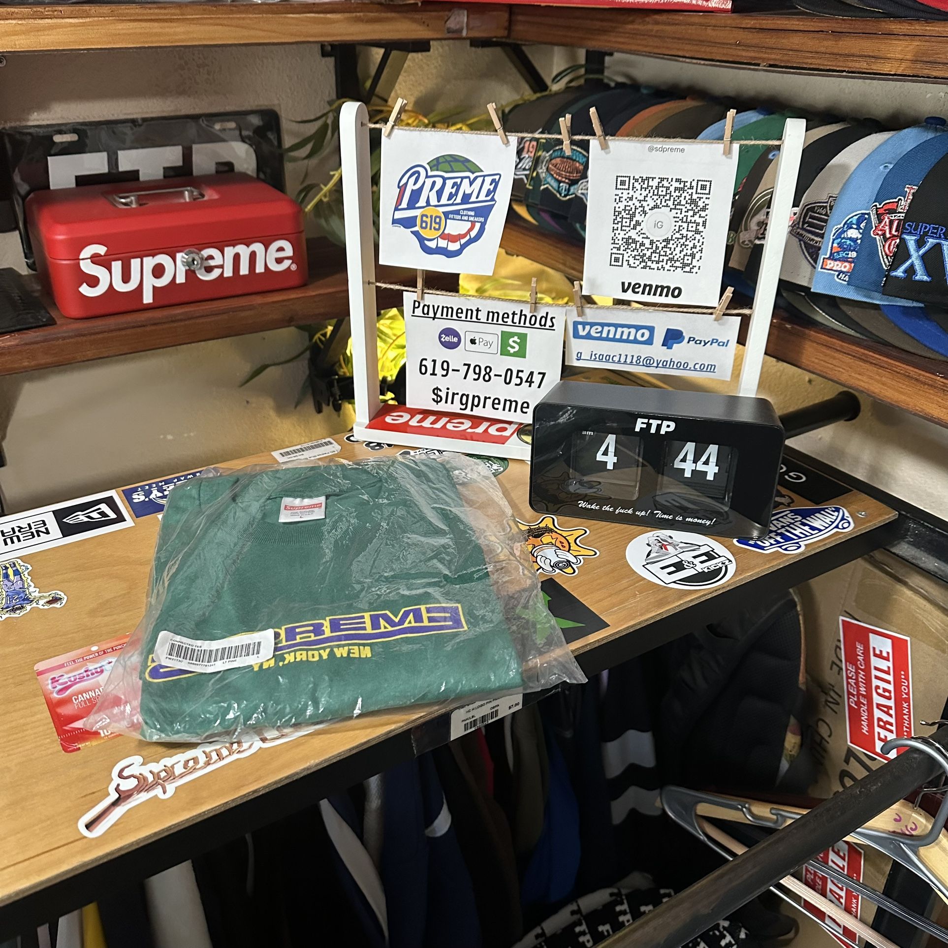 Supreme tee (Green) L