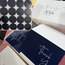 100 Thank You cards With stickers To Seal