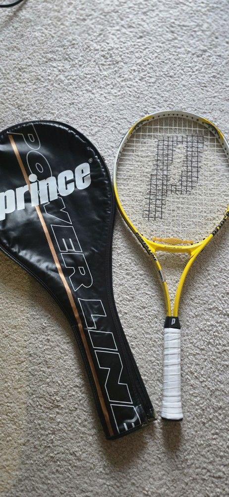 Prince Power Line Quantum Shock Block Tennis Racket Yellow