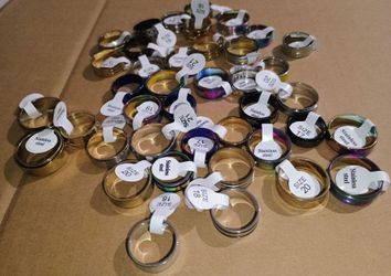 Stainless steel men and women rings