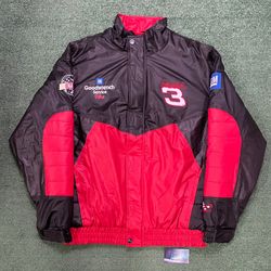 Vintage 1990s Dale Earnhardt NASCAR racing Goodwrench Service jacket
