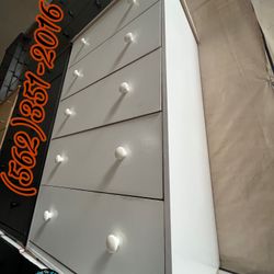 White 2 Knob Chest Dresser Cajonera Comoda Compressed 
