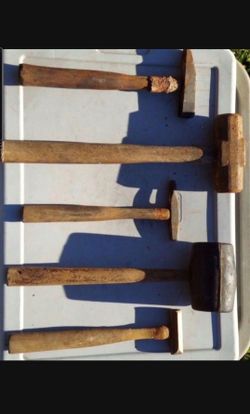 Hammer Hammers Various Types Copper Head Round Precision 1st Hammer SOLD  $10 Each