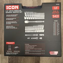 Icon 54pc 3/8 Socket Set 