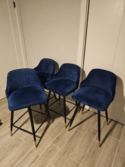 Velvet Barstools
