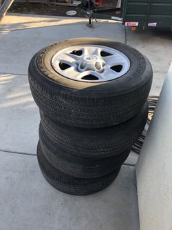 4 Tires and rims