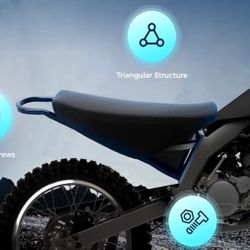 Bicycle/Motorcycle Luggage Rear Seat Saddle