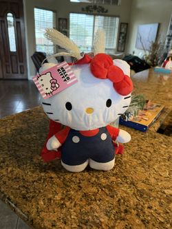 Hello Kitty Plush Backpack 