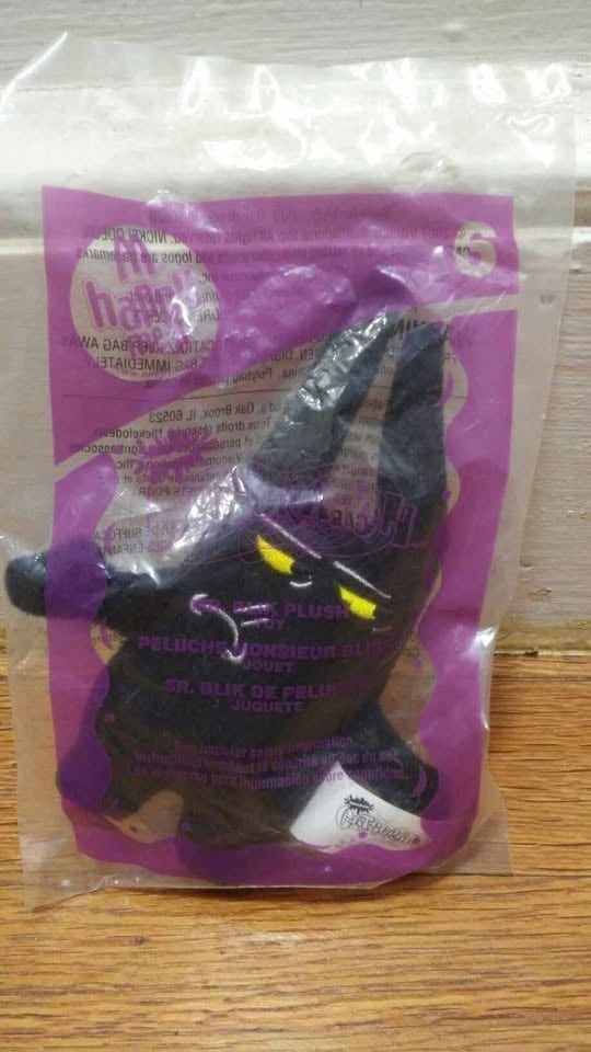 Mcdonald's 2007 Catscratch Mr. Blik Plush Happy Meal Toy Sealed
