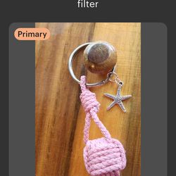 Pink keyring
