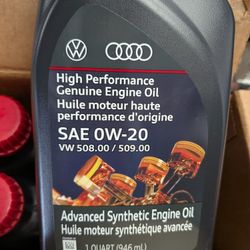 Vw Audi Engine Oil Ow20 Sealed Case 6qts