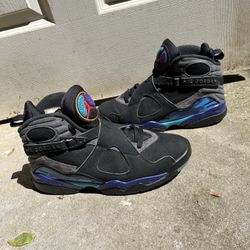 Jordan 8 Retro AQUA’s For Sale Size 8 Men!!🔥📲✅