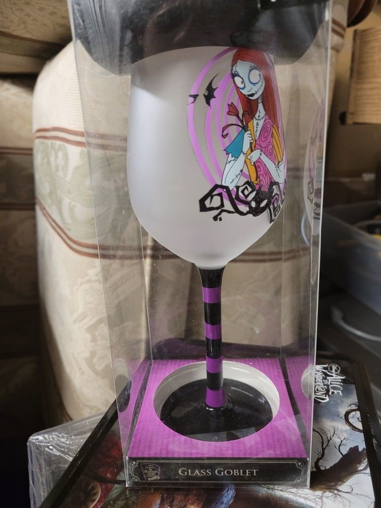 The Nightmare Before Christmas Glass Goblet