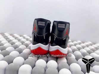 real vs fake jordan 11 bred 2019