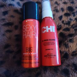 CHI Iron Guard & Sexy Hair Hairspray 