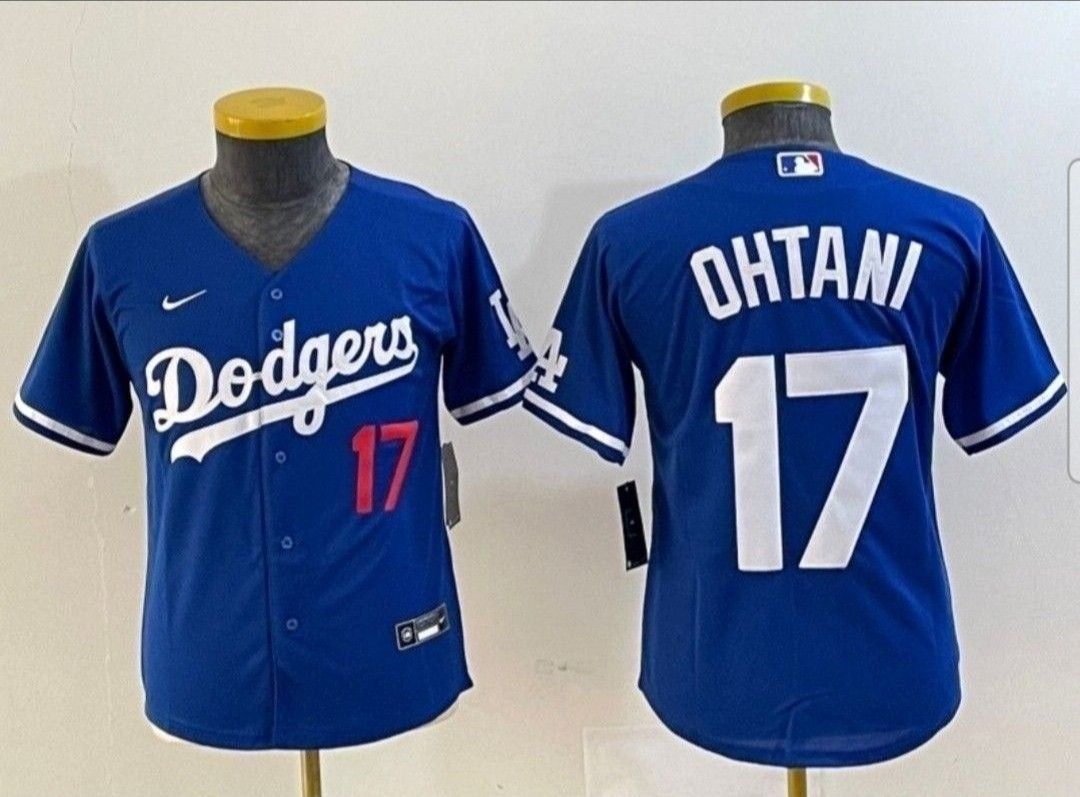 YOUTH LOS ANGELES DODGERS STITCHED BASEBALL JERSEY