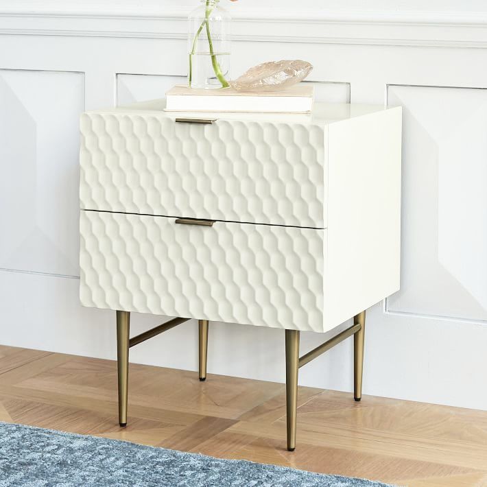 Limited Edition Beautiful West Elm Audrey Nightstand