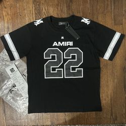 Amiri 22 Jersey T shirt Black