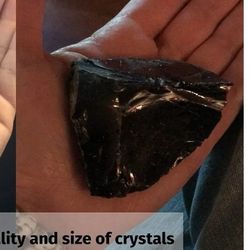 Large Quality Obsidian In Rough Crystal 