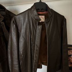 Vintage Excelled Brown Leather Jacket 