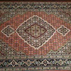 Authentic Tabriz Mahi Persian Rug | 3'3" × 5'0"