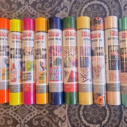 BUNDLE #2 $100 For 10 SISER HTV + 2 CRICUT IRON ON VINYL FREE