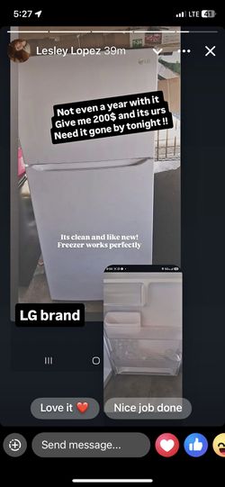 LG fridge