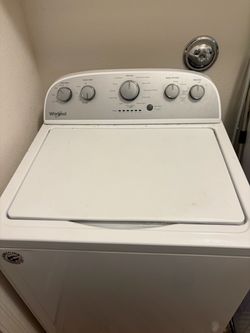 Whirlpool Washer. GE Dryer