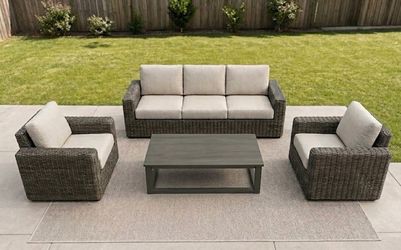 Veranda Classics Salina 4-piece Outdoor Patio Seating Set (MSRP $2,150)