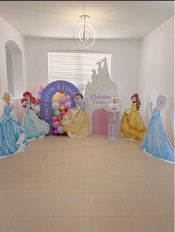 Princess Birthday Party Decorations - 6-Piece Set