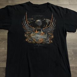 Harley Davidson T-shirt Looney Tunes Taz Bugs Daffy Yosemite Sam Waco Texas XXL