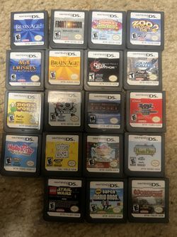 Nintendo DS Game Lot 19 Games 