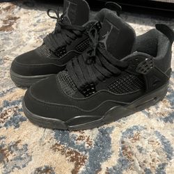 Black Cat Jordan 4 Retro 2025 Men Size 9 New Without Box