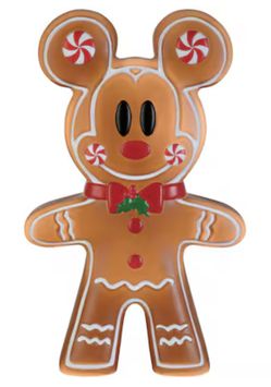 Disney Mickey Mouse Gingerbread 22” Lighted Blow Mold