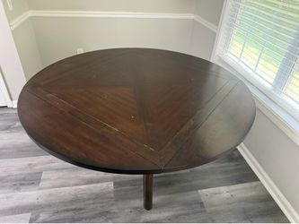Wood dining table