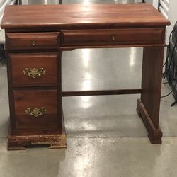 Small wood desk